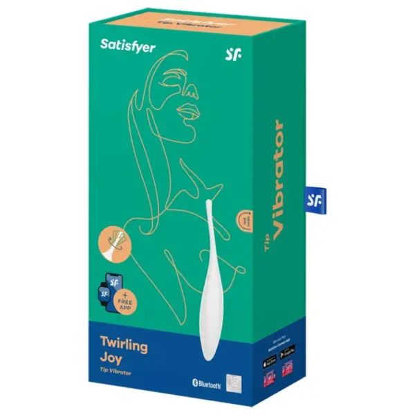 Satisfyer - Twirling Joy Estimulador Clítoris Blanco - Imagen 4