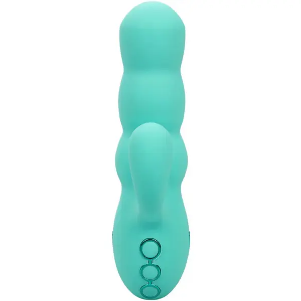 CalExotics - Del Mar Diva Vibrador Rabbit Verde Agua - Imagen 2