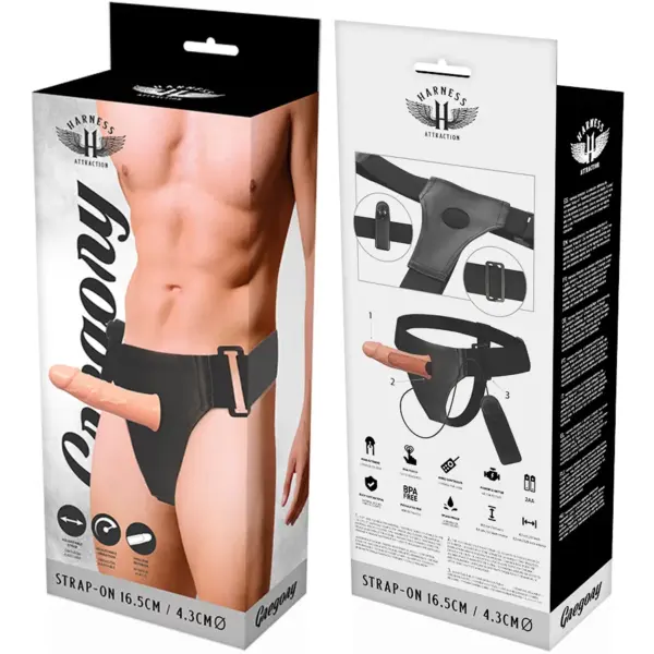 Harness Attraction - Arnés Hueco Gregory con Vibrador 16.5 cm -O- 4.3 cm - Imagen 7