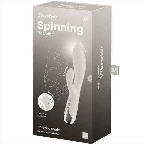 Satisfyer - Spinning Rabbit 1 Estimulación Clítoris y Punto G Beige - Imagen 7