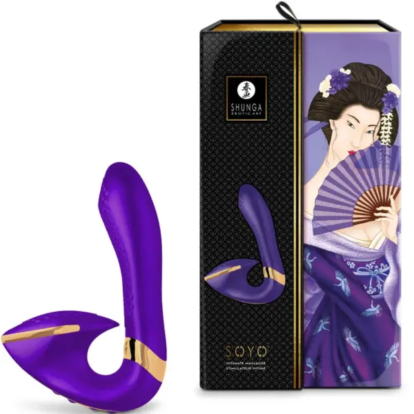 Shunga - Soyo Masajeador Íntimo Violeta - Imagen 3