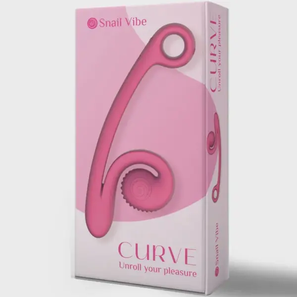 Snail Vibe - Vibrador Curve Rosa para Estimulación del Punto G - Imagen 4