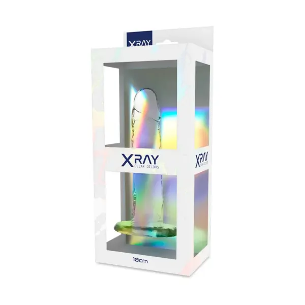 X RAY - Dildo Transparente de 18 cm - Estimula Tus Fantasías - Imagen 7