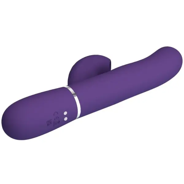 Pretty Love - Vibrador rabbit con licking morado - Imagen 7