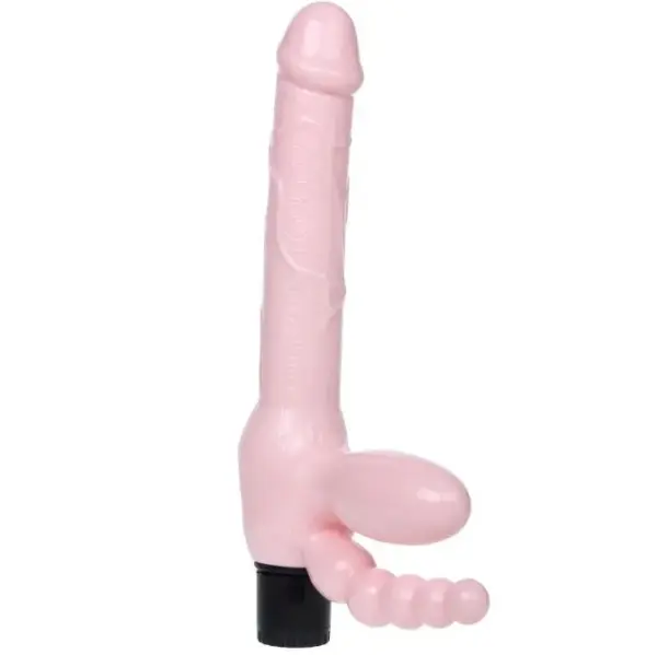 BAILE - Arnés sin cuerda TPR con vibración y estimulación anal 25.4 cm - Imagen 3