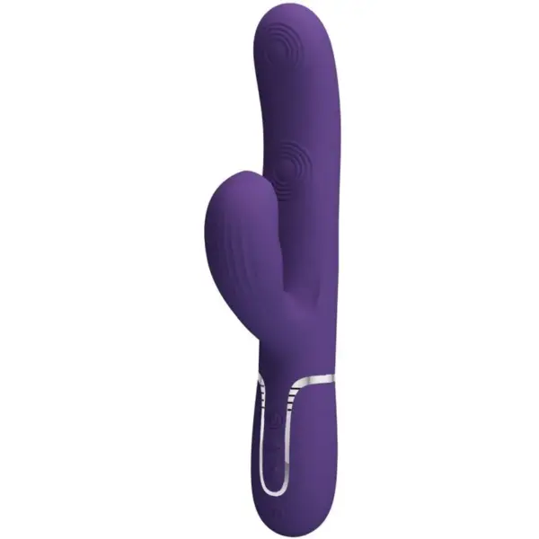 Pretty Love - Vibrador rabbit con licking morado - Imagen 2