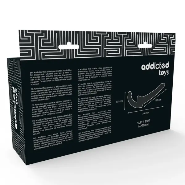 Addicted Toys - Dildo con Arnés Sin Sujeción Natural - Imagen 6