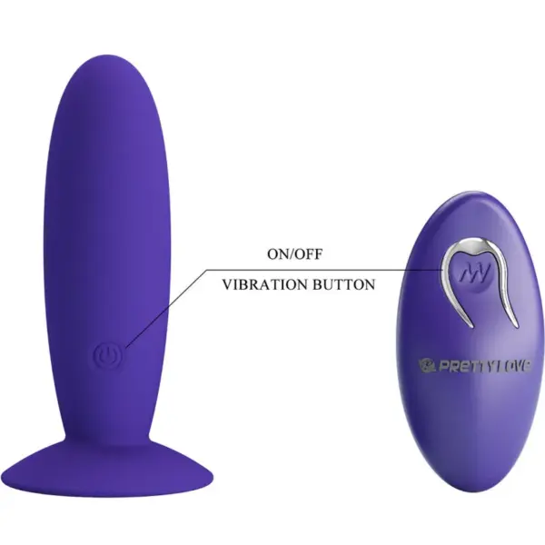 Pretty Love - Youth Plug Anal Vibrador Control Remoto Violeta - Imagen 6