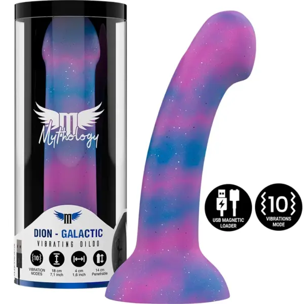 MYTHOLOGY - DION GALACTIC DILDO M - VIBRADOR COMPATIBLE CON WATCHME WIRELESS TECHNOLOGY - Imagen 4