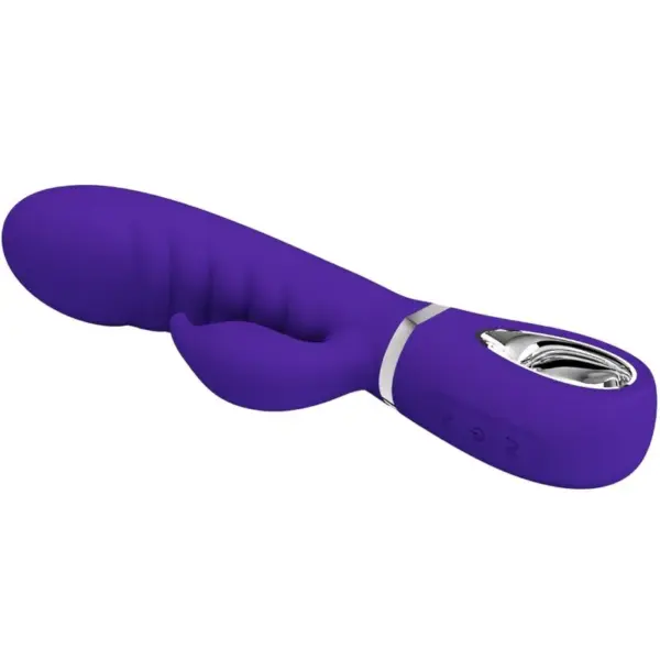 Pretty Love - Vibrador rabbit con licking morado - Imagen 3