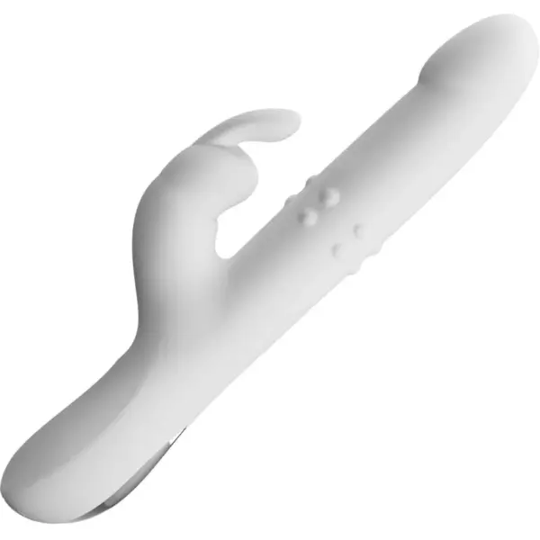 Pretty Love - Vibrador Conejo con Rotación Plateado - Imagen 3