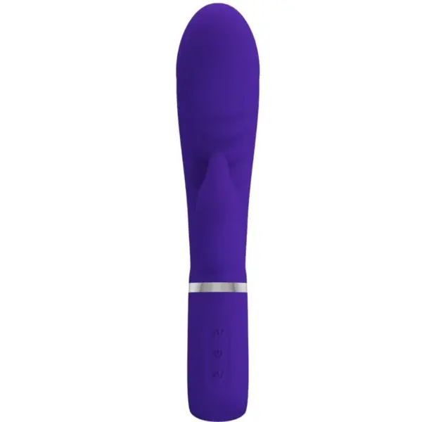 Pretty Love - Vibrador rabbit con licking morado - Imagen 2