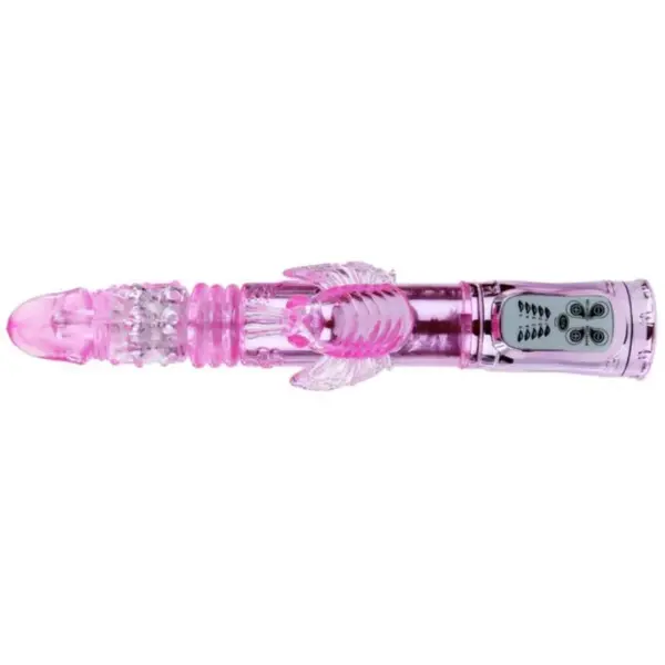 BAILE - Vibrador Rabbit Throbbing Butterfly Recargable con Rotación y Estimulador Clitorial - Imagen 4