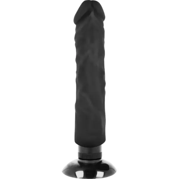 BASECOCK - Vibrador realista 20 cm negro - Imagen 5