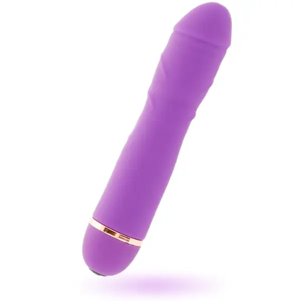 Intense - Vibrador de Silicona Lila con 20 Modos de Vibración