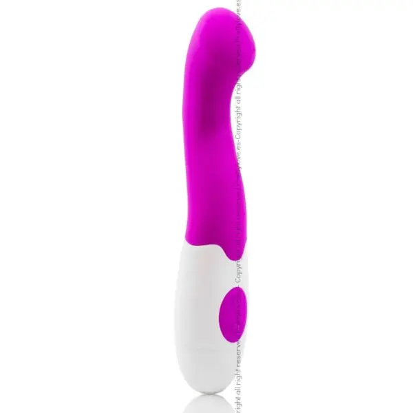 Pretty Love - Vibrador Charles elegante en color lila y blanco - Imagen 2