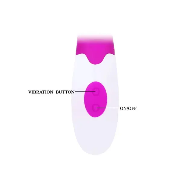 Pretty Love - Vibrador rabbit con licking morado - Imagen 7