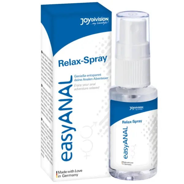 JOYDIVISION EasyAnal - Lubricante Spray Relax 30 ml para Sexo Anal Placentero