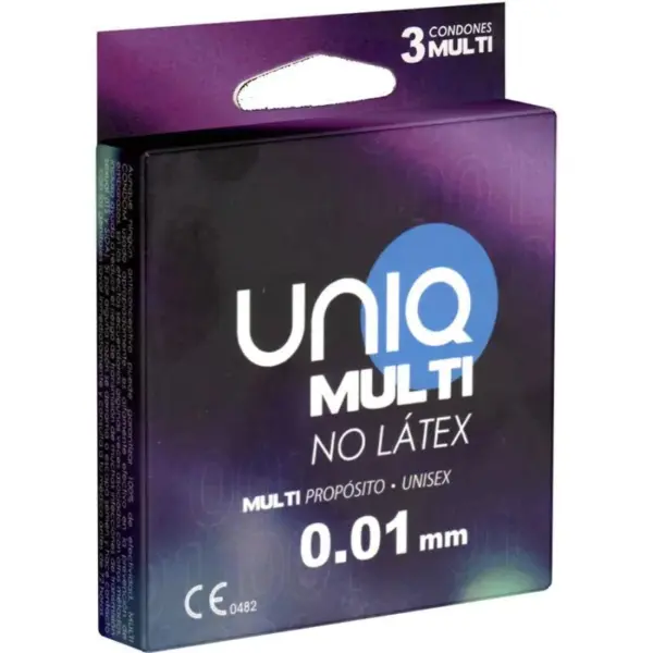 Uniq - Multi Preservativos Sin Látex 3 Unidades