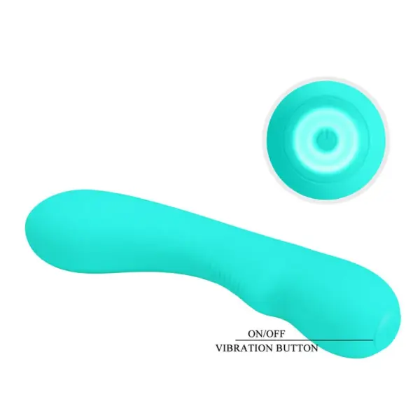 Pretty Love - Vibrador Flexible Prescott Verde Agua - Imagen 6