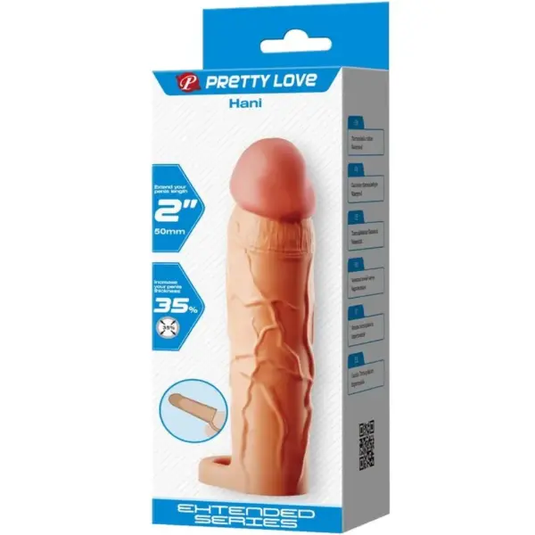 Pretty Love - Hani Funda de Pene Extensora Natural - Imagen 6