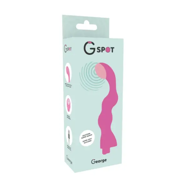 G-SPOT - Vibrador Punto G George Rosa Chicle - Imagen 2