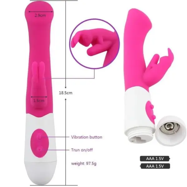 Armony - Rabbit Vibrador & Estimulador Punto G 10 Velocidades Rosa - Imagen 8