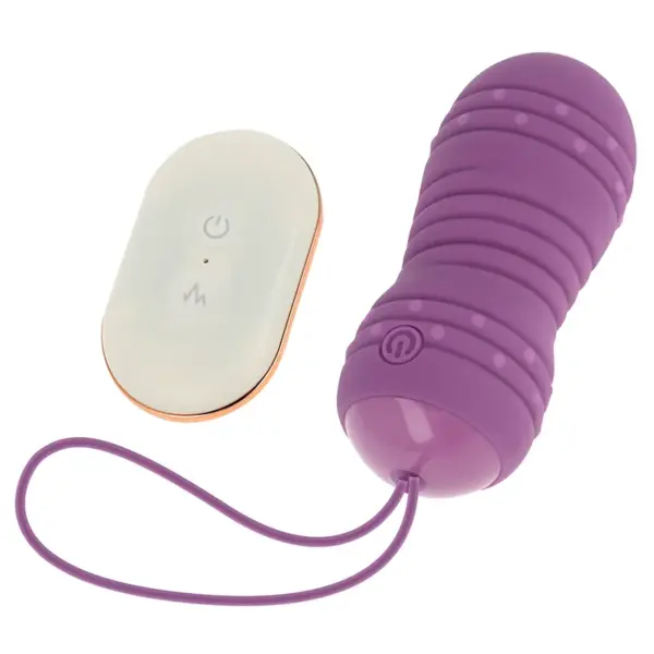 OHMAMA - Huevo vibrador control remoto con 7 modos de rotación lila - Imagen 2