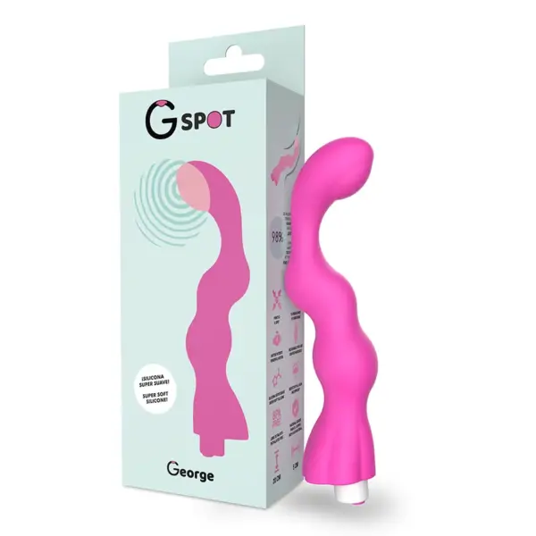 G-SPOT - Vibrador Punto G George Rosa Chicle - Imagen 3