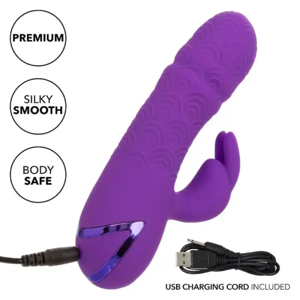 CalExotics - Vibrador Rabbit Morado Manhattan Beach Marvel - Imagen 8