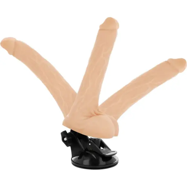 BASECOCK - Vibrador Articulable Control Remoto Natural 18.5 cm - 4 cm - Imagen 3