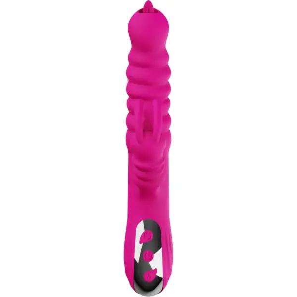 ARMONY - Vibrador rabbit con efecto calor fucsia - Imagen 6