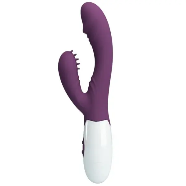 Pretty Love - Vibrador rabbit con licking morado - Imagen 2