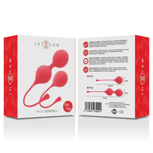 Intense - Bolas Kegel Pack Kendall Rojo - Imagen 4