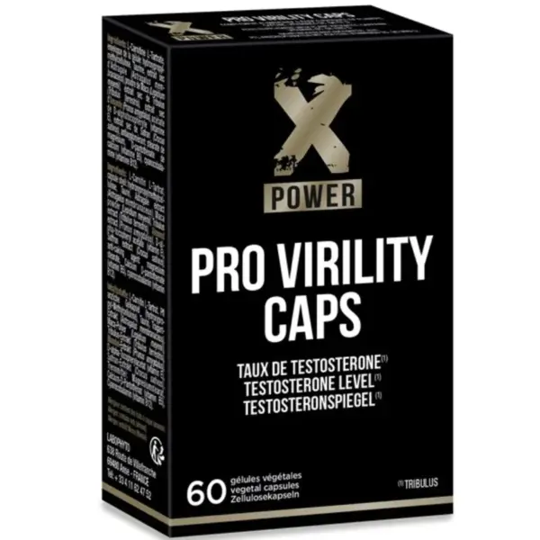 XPOWER - Pro Virility Cápsulas Vitalidad y Virilidad 60 Unidades