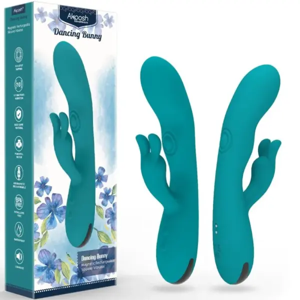 ARMONY - Vibrador Rabbit Dancing Bunny Verde con 10 Velocidades