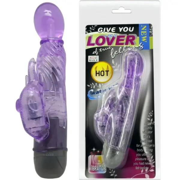 Pretty Love - Vibrador rabbit con licking morado - Imagen 2