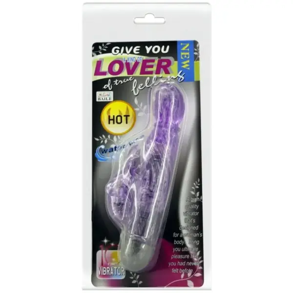 Pretty Love - Vibrador rabbit con licking morado - Imagen 3