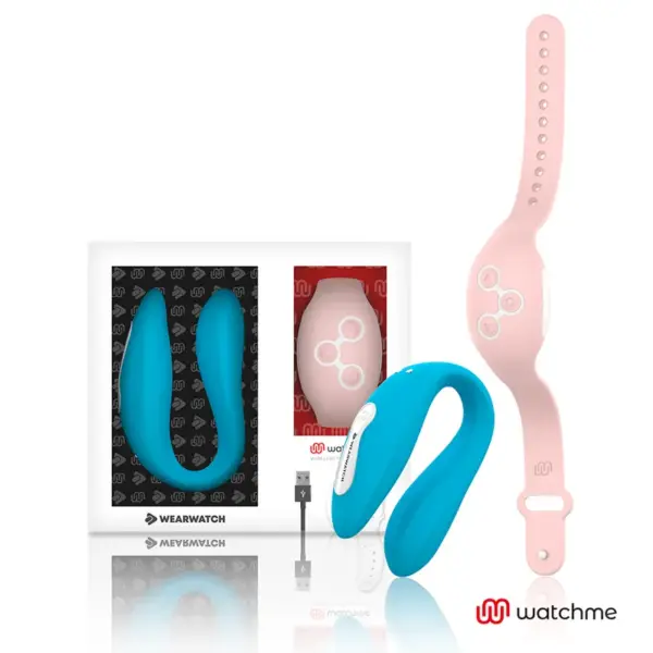 WEARWATCH - Vibrador Dual Technology Watchme Añil / Rosa - Imagen 2