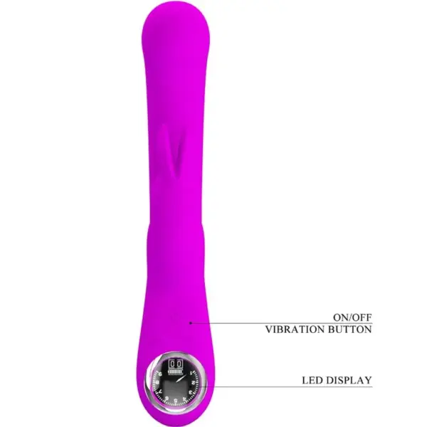 Pretty Love - Vibrador rabbit con licking morado - Imagen 8