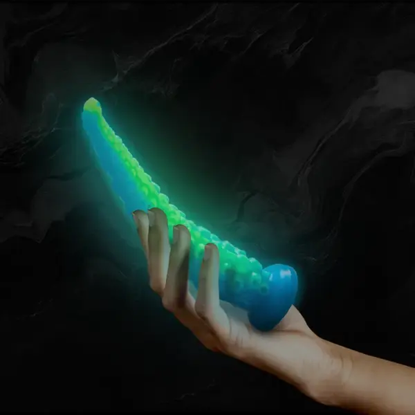 EPIC - Scylla Dildo Tentáculo Fino Fluorescente Tamaño Pequeño - Imagen 9