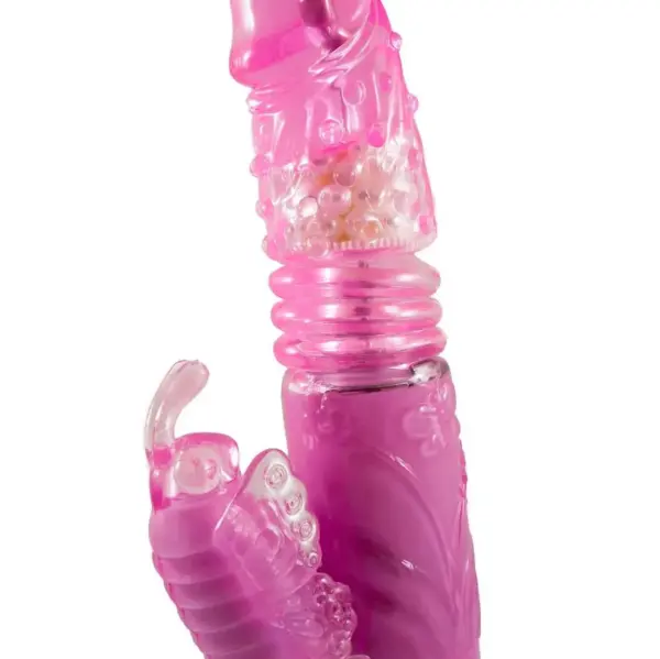 BAILE - Vibrador rabbit rotador up & down rosa - Imagen 4