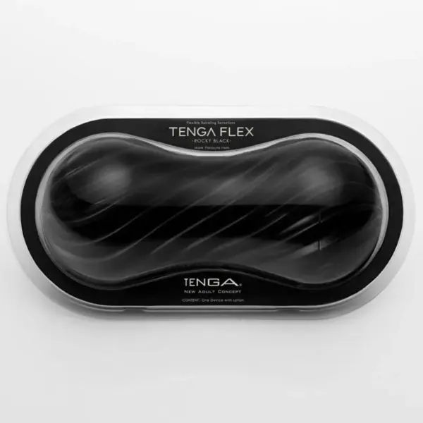 TENGA - Flex Masturbador Masculino Negro - Imagen 2