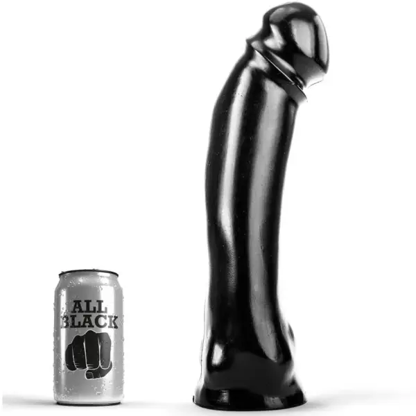 All Black - Dong 33 cm para Placer Vaginal y Anal