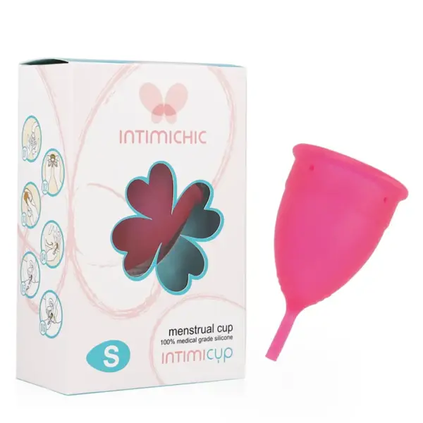 INTIMICHIC - Copa Menstrual Silicona Médica - Talla S para un Ciclo Cómodo y Saludable