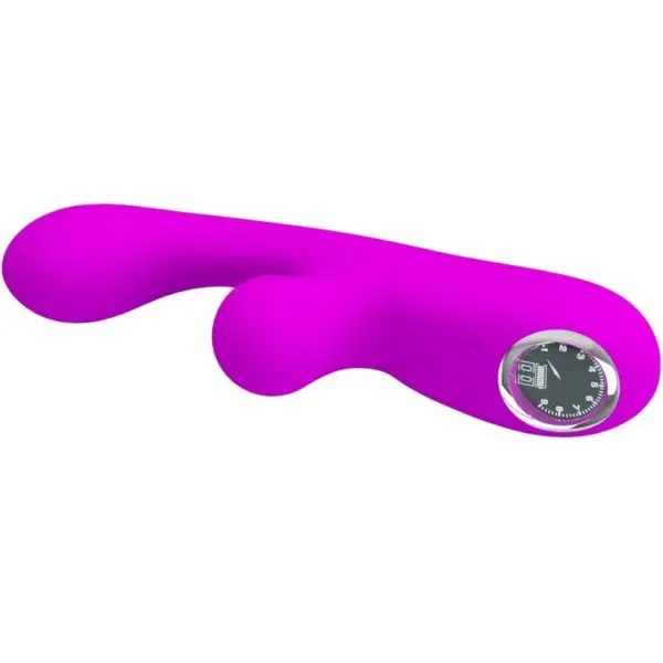 Pretty Love - Vibrador rabbit con licking morado - Imagen 5