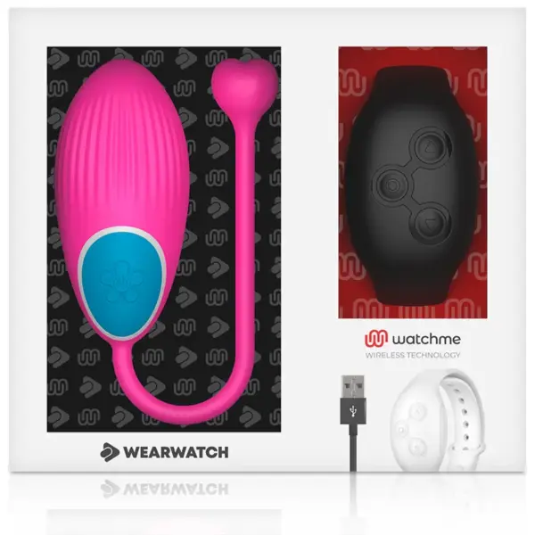 WEARWATCH - Huevo Control Remoto Technology WatchMe Fucsia/Azabache - Imagen 7