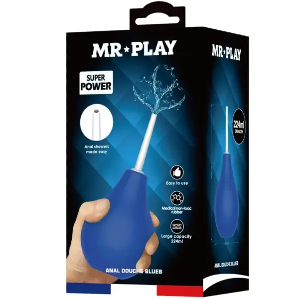 MR PLAY - Ducha Anal BlueB Super Power Azul - Imagen 7