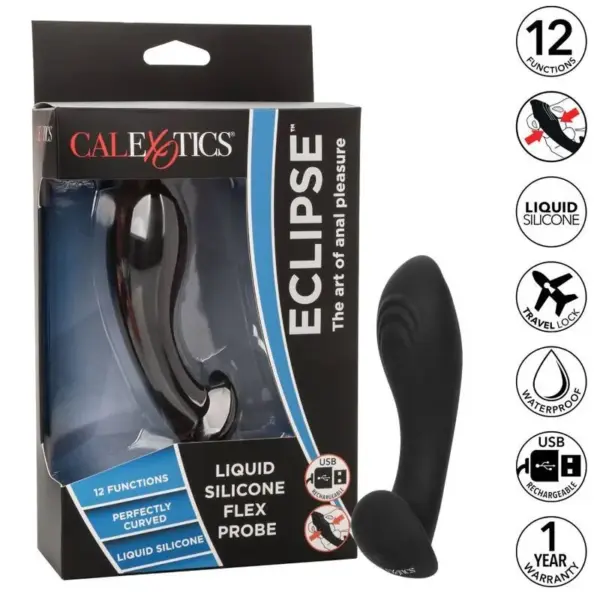 CALEXOTICS - Sonda Flex de Silicona Líquida para Placer Anal - Imagen 2