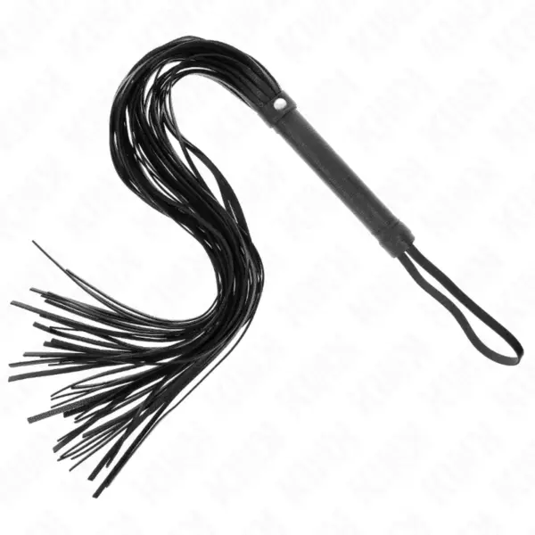 KINK - Látigo PVC Blando Negro 70 cm: Placer y Control para tus Fantasías